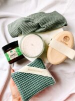 zestaw do pielęgnacji ciała śnieżne zmysłowe spa