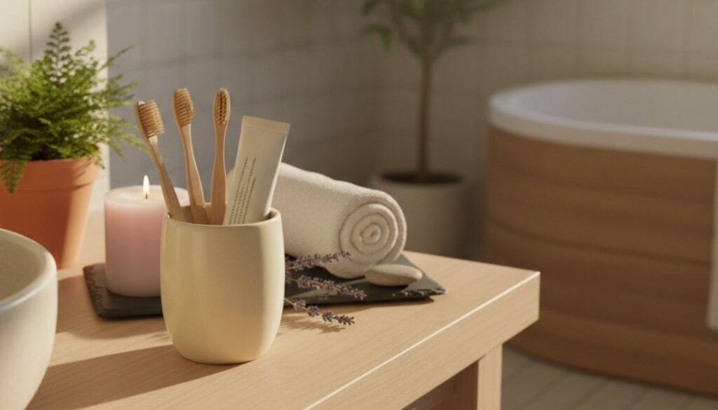 ceramiczny kubek na szczoteczki annaflora