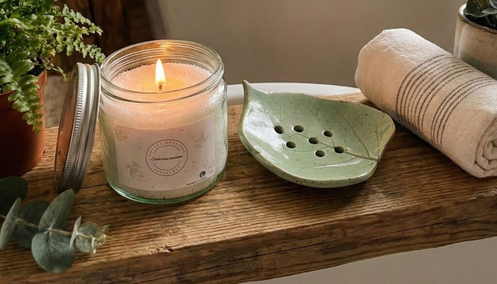 ceramika handmade do łazienki jak dbać mydelniczka annaflora